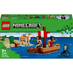 Конструктори LEGO - Конструктор LEGO Minecraft Подорож на піратському кораблі (21259)