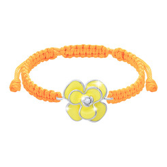 Ювелирные украшения - Браслет UMa&UMi Оранжевый с желтым пионом (3884944890746)