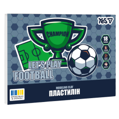 Наборы для лепки - Пластилин Yes Football 18 цветов (540715)