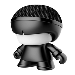 Портативные колонки - Портативная колонка Xoopar Mini Xboy LED с ремешком черный металлик 7 см (XBOY81001.21М)