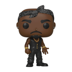 Фігурки персонажів - Фігурка Funko Pop Rocks Тупак Шакур з банданою (45432)