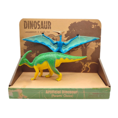 Фігурки тварин - Набір фігурок Bibi Toys Динозаври блакитний та жовто-зелений (762169BT/2)