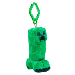 Брелоки - М'яка іграшка-брелок Minecraft Кріпер 13 см (MC7002/4)