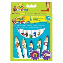Канцтовари - Дитячі кольорові олівці Crayola Mini kids 8 шт (3678)