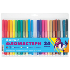 Канцтовары - Набор фломастеров Centropen 24 цвета (7550/24) (7550/24 ТП)