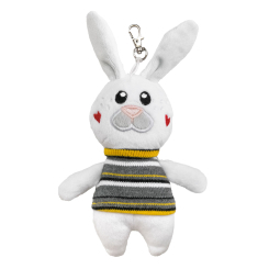 Брелоки - М'яка іграшка-брелок Tigres Зайчик Марк 15 см (ІГ-0273) Брелоки - М'яка іграшка-брелок Tigres Зайчик Марк 15 см (ІГ-0273)