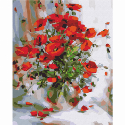 Товары для рисования - Картина по номерам Brushme Масляные маки (BS52783)