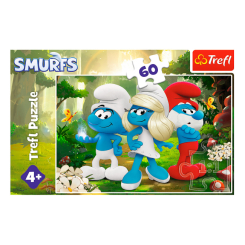 Пазли - Пазл Trefl The Smurfs Зачарований ліс 60 елементів (17401)