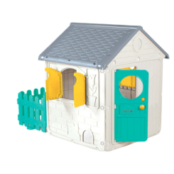 Игровые комплексы, качели, горки - Игрушечный домик Dolu My first house с ограждением (8690089026194)