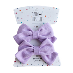 Біжутерія та аксесуари - Бантики Baby Hipster  Котон лаванда 2 штуки (2110000049232)