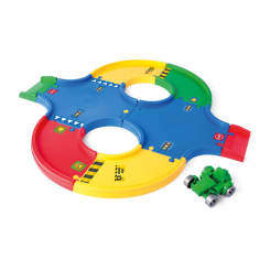 Паркинги и гаражи - Игровой набор Wader Play Tracks Basic Перекресток (53002)