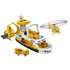 Транспорт і спецтехніка - Ігровий набір Six-six-zero City Корабель-парковка (EPT771345)