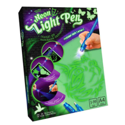 Товары для рисования - ​Игровой набор Danko toys Neon Light Pen Рисуй светом (NLP-01-02U)