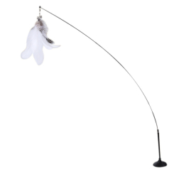 Игрушки для котов - ​Игрушка-дразнилка для кошек Friend is Перышко на присоске (KR-12227)