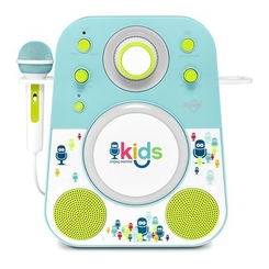 Музыкальные инструменты - Акустическая система Singing Machine голубая (SMK250BG)