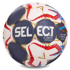 Спортивні активні ігри - М'яч для гандболу SELECT HB-3657-2 №2 PVC Білий-чорний-червоний