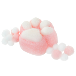 Антистрес іграшки - Іграшка-антистрес Shantou Jinxing Котяча лапка рожево-біла (C7802/3)