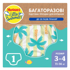 Подгузники - Подгузник-трусики Huggies Little Swimmers 3-4 11-14 кг 1 шт (5029053583051)