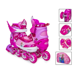 Ролики детские - Комплект роликов "Frozen" Pink (размер 26-29) 710891275