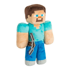 Персонажі мультфільмів - М'яка іграшка J!NX Minecraft Стів 30 см (JINX-7178)