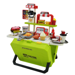 Дитячі кухні та побутова техніка - ​Ігровий набір Країна Іграшок Фаст-фуд (668-160)