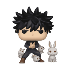 Фігурки персонажів - Фігурка Funko Pop Jujutsu Kaisen Мегумі з кроликами (85323)