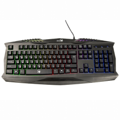 Клавиатура и мыши - ​Клавиатура мембранная Genius Scorpion K-220 104key USB-A черная (31310475104)