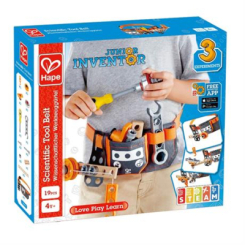 Набори професій - Ігровий набір Hape Junior Inventor Пояс з інструментами (E3035)