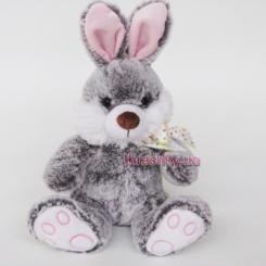 Мягкие животные - Плюшевая игрушка Пушистый крольченок с бантом (5840053)