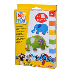 Мозаїка - Термомозаіка Art and Fun Тваринки Слон 1300 елементів (6376052/6376052-2)