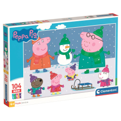 Пазли - Пазл Clementoni Maxi Peppa Pig 104 елементи (23752) Пазли - Пазл Clementoni Maxi Peppa Pig 104 елементи (23752)