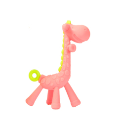 Погремушки, прорезыватели - Прорезыватель Lindo Жираф розовый (4890213003303)