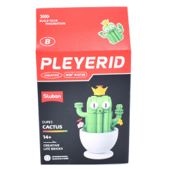 Конструктори з унікальними деталями - Конструктор Sluban Фігурка у горщику Кактус (M38-B1073/2) Конструктори з унікальними деталями - Конструктор Sluban Фігурка у горщику Кактус (M38-B1073/2)