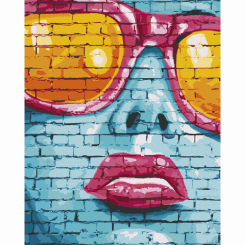 Товары для рисования - Картина по номерам Art Craft Street art girl 40 х 50 см (10248-AC)