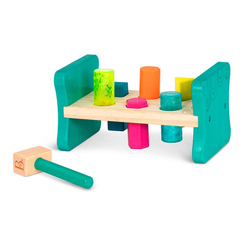 Розвивальні іграшки - Сортер Battat Бум-бум дерев'яний (BX1762Z)