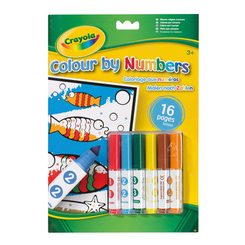 Товари для малювання - Розмальовка за номерами Crayola з фломастерами (256251.012)