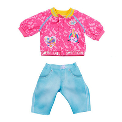 Одяг та аксесуари - Набір одягу для ляльки Baby Born Кежуал костюм сестрички рожевий (828212-1)
