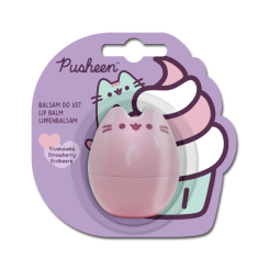 Косметика - Бальзам для губ Pusheen 3D з ароматом полуниці (124237)
