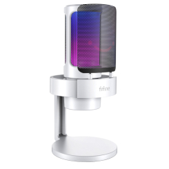 Игровая периферия - Микрофон конденсаторный Fifine RGB White (A8W) Игровая периферия - Микрофон конденсаторный Fifine RGB White (A8W)