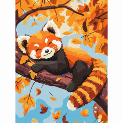 Товари для малювання - Картина за номерами Brushme Червона панда 30х40 см (KBS0183)