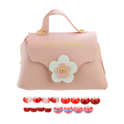 Наборы для творчества - Набор для изготовления украшений Shantou Jinxing в сумочке розовый (B4343/1) Наборы для творчества - Набор для изготовления украшений Shantou Jinxing в сумочке розовый (B4343/1)