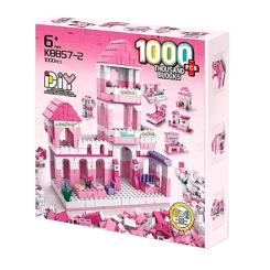Блочные конструкторы - Конструктор Shantou Yisheng Дом принцессы 1000 элементов (K8857-2) Блочные конструкторы - Конструктор Shantou Yisheng Дом принцессы 1000 элементов (K8857-2)