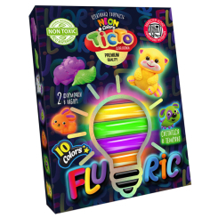 Наборы для лепки - Тесто для лепки Danko toys Fluoric 10 цветов (TMD-FL10-01U) Наборы для лепки - Тесто для лепки Danko toys Fluoric 10 цветов (TMD-FL10-01U)