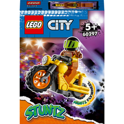 Конструктори LEGO - Конструктор LEGO City Stuntz Руйнівний каскадерський мотоцикл (60297)