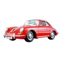Автомодели - Автомодель Bburago Porshe 356B 1961 красный 1:24 (18-22079 red)