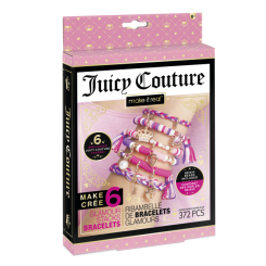 Наборы для творчества - Набор для создания шарм-браслетов Make it Real Juicy Couture Гламурные браслеты (MR4438)