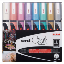Канцтовары - Набор маркеров UNI Posca Metallic Color 8 шт (PWE-5M METALLIC 8C)