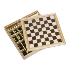 Настільні ігри - Настільна гра Goki 3 в 1 Шахи шашки млин (56953G)