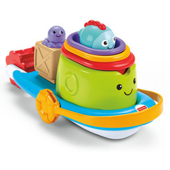 Іграшки для ванни - Набір для ванни Корабель і човники Fisher-Price (BFH59)