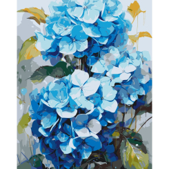 Товары для рисования - Картина по номерам Art Craft Голубые гортензии 40 х 50 см (13076-AC)